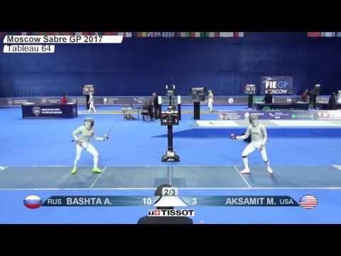 FE F S Individual Moscow RUS Grand Prix 2017 T64 23 blue AKSAMIT USA vs BASHTA RUS