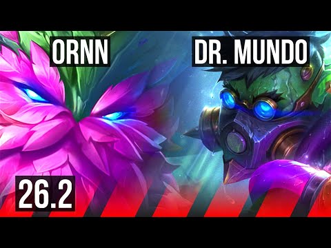 ORNN vs DR. MUNDO (TOP) | 57K damage | EUW Diamond | 26.2