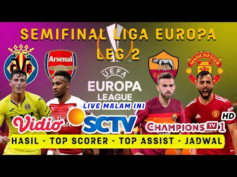 JADWAL TV SEMIFINAL LIGA EUROPA LEG 2 MALAM INI ~ ROMA VS MANCHESTER UNITED UEFA Europa League 2021