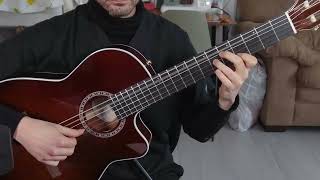 Video thumbnail for Godin Arena Pro CW Bourbon Burst EQ --- blended --- sound demo 2 by Ramzi El Rumbero