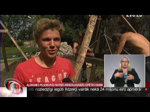 Alūksnes pilsdrupās notiek arheoloģiskās izpētes darbi
