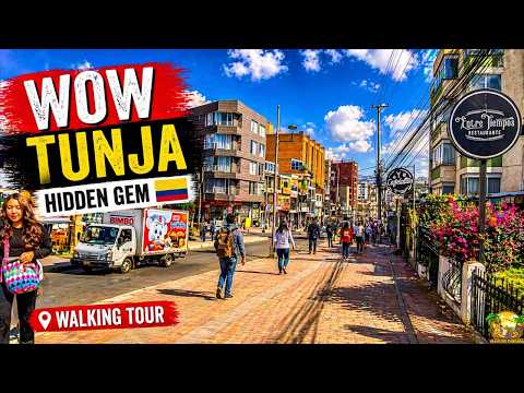 Tunja Walking Tour 🇨🇴 Maldonado Neighborhood 4K