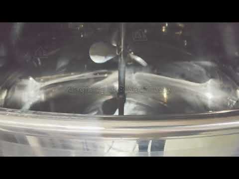 2000L stainless steel single layer mixing tank with paddle mixer