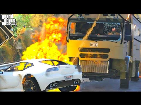 GTA 5 MONSTROUS BRICKADE CRASHES - IMPACT COMPILATION #9