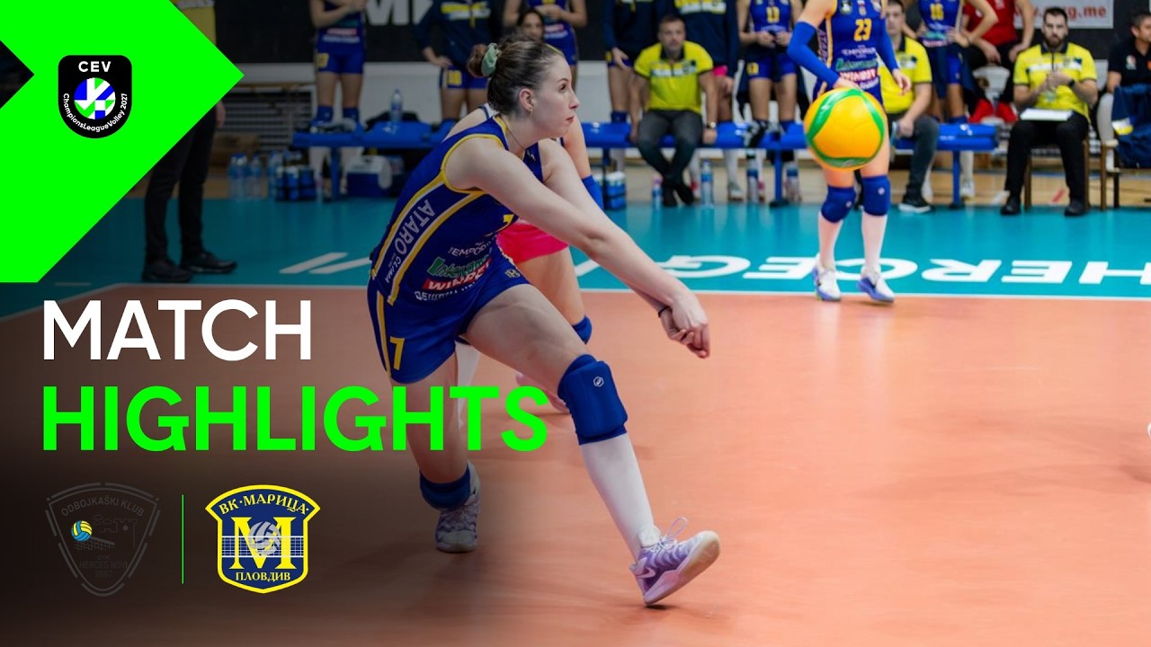 Highlights | OK HERCEG NOVI vs. Maritza PLOVDIV | CEV Champions League Volley 2027 Women