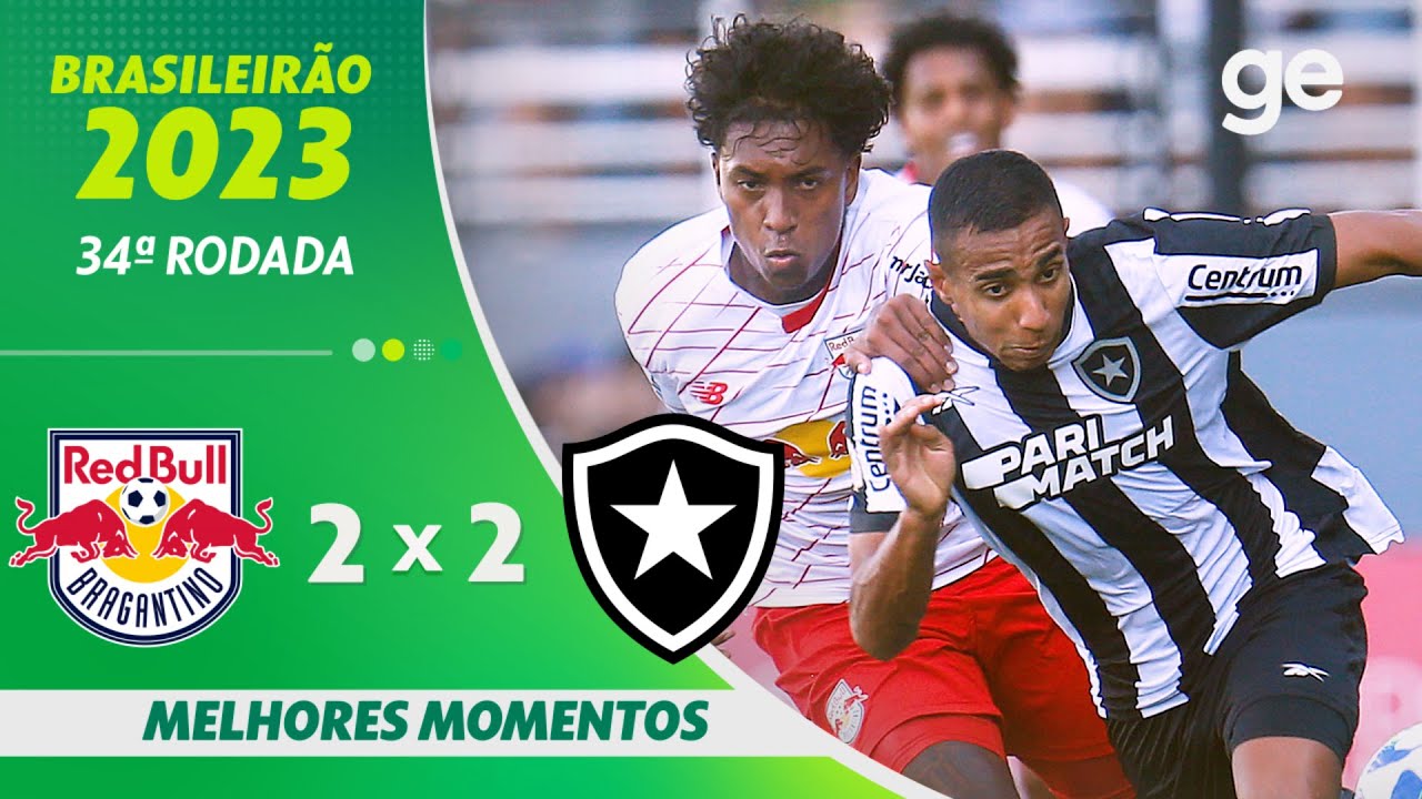 VÍDEO: gols e melhores momentos do empate entre Red Bull Bragantino e Botafogo no Nabi Abi Chedid