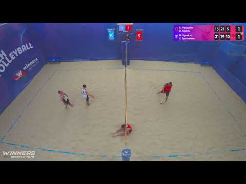 22:10 A. Pasazhin / D. Kliuiev - M. Kyselov / V. Sydorenko 08.07.2022 | Winners Beach Volleyball