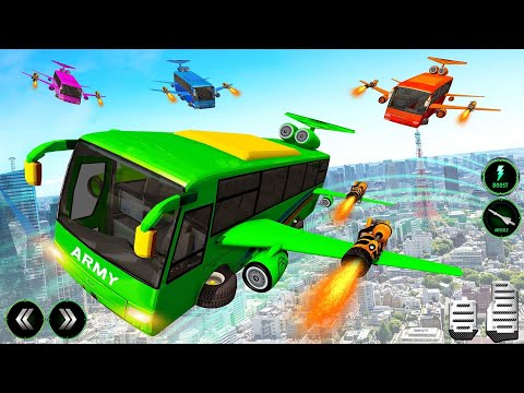Robot transformation car games and army bus games