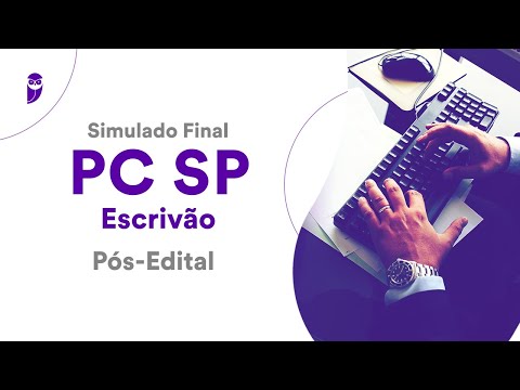 Simulado Final PC SP – Escrivão – Pós-Edital – Correção