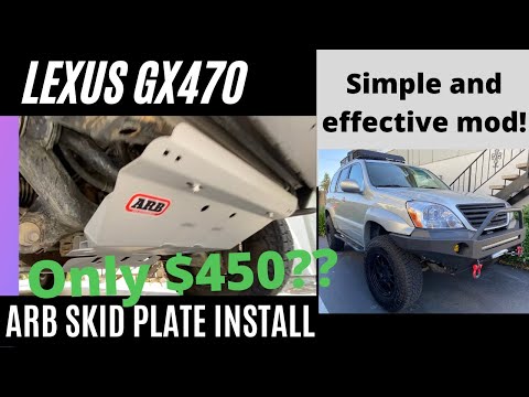 Lexus GX470 ARB Skid Plate Install
