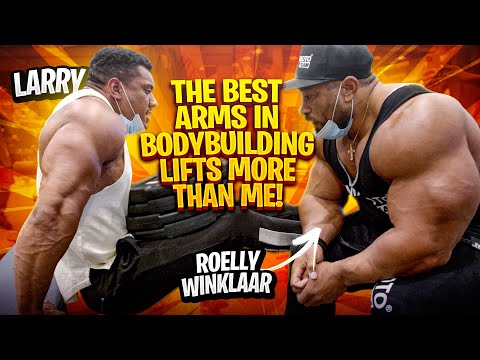 OLYMPIAN WITH THE BEST ARMS IN BODYBUILDING - ROELLY WINKLAAR