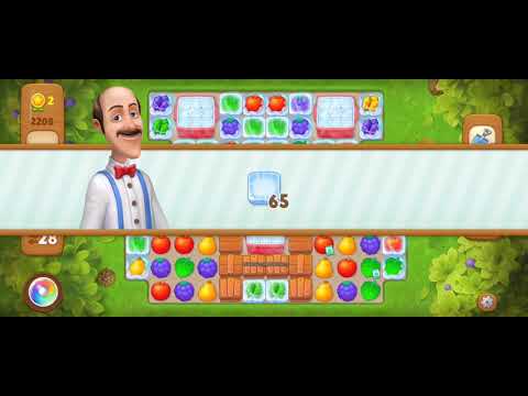 Gardenscapes Level 2208 Walkthrough "No Boosters Used"
