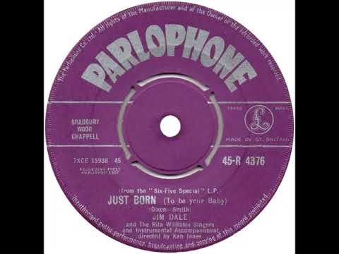 UK New Entry 1958 (1) Jim Dale & The Rita Williams Singers - Just Born (To Be Your Baby)