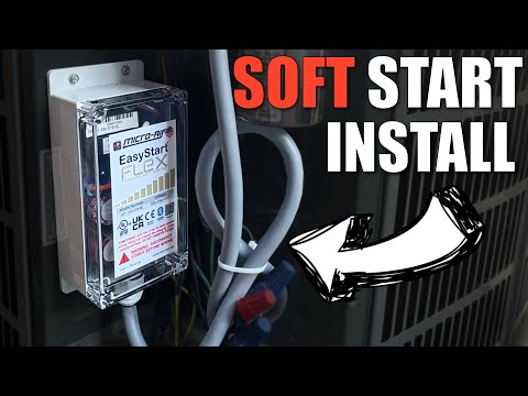 Micro-Air Easy Start FLEX install on 6 Ton AC Unit | Soft Start DIY