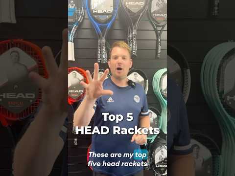 HEAD's Top 5 Rackets! #tennisrackets #top5 #tennis