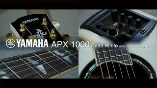 Video thumbnail for Yamaha APX 1000 Pearl White elektroakusztikus gitár by HangszerPláza
