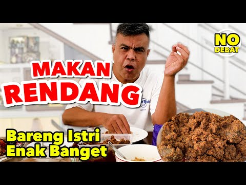MAKAN RENDANG BARENG ISTRI - ENAK BANGET