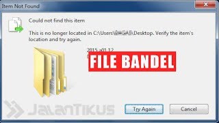 Cara Menghapus File Folder Bandel Tidak Bisa Dihapus