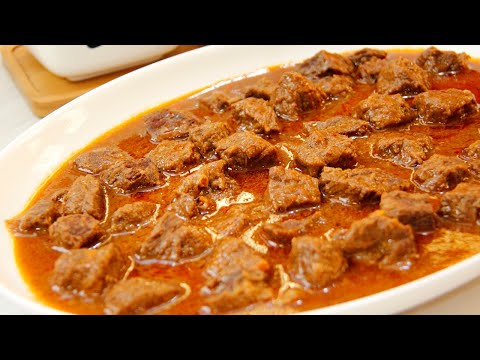 JUNEĆI GULAŠ - Narodni recept | Super mekano meso u ukusnom saftu | 4K