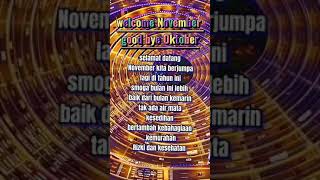 Download lagu Selamat Datang November...Good bye Oktober.... mp3