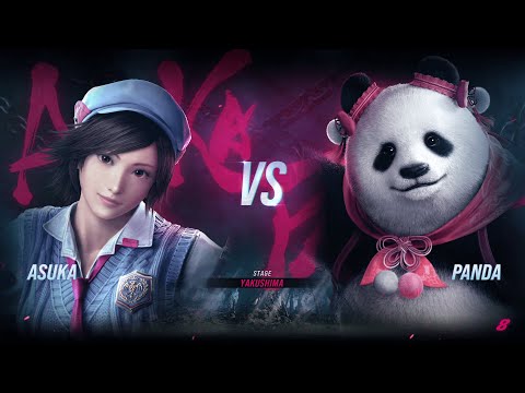 Tekken 8 Gameplay Asuka VS Panda