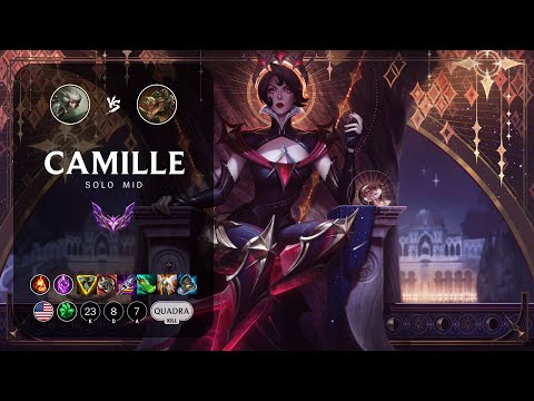 Camille Mid vs Renekton - NA Master Patch 13.12