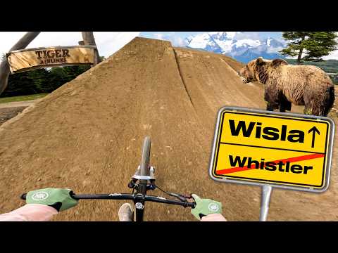 Downhill MTB jumps in Whistler, Poland! Jumpline Wisla Bikepark
