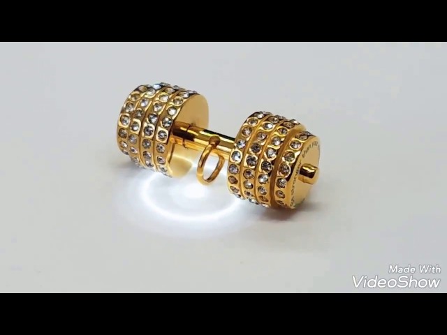 Vídeo relacionado con Collar con mancuernas para mujeres y hombres, collar personalizado con colgante de barra de acero inoxidable, delicado encanto deportivo, fitness, gimnasio, joyería de regalo, Acero inoxidable, No es