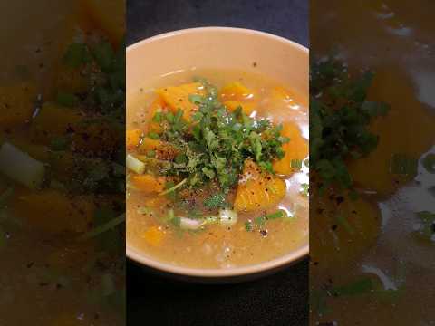 Cách nấu Canh Bí Đỏ Thịt Băm