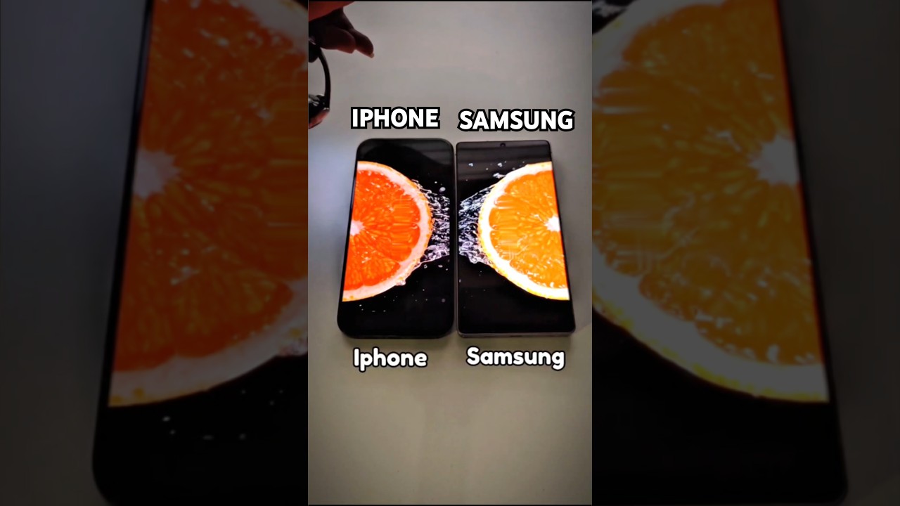 Iphone Vs Samsung Display 📱