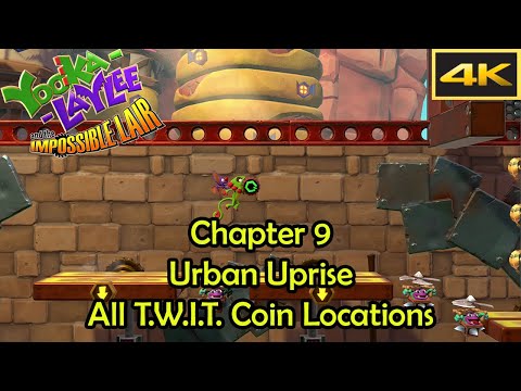 Chapter 9 - Urban Uprise Walkthrough [4k] - Yooka-Laylee and the Impossible Lair