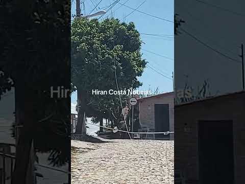 Fios de Alta tensão caído na Rua João Gama na Praia do Morro Branco em Beberibe/Ce 16/07/2026
