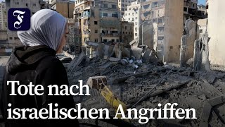 Israelische Luftangriffe auf Beirut