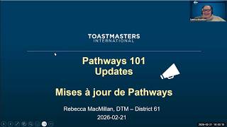Toastmasters Pathways Overview Webinar 2026-02-21 Bilingual