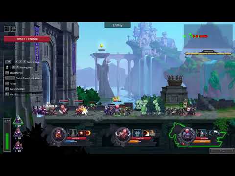 Golems OP Lane Control! Damage-Only Teams Shattered! #indiegame #roguelite #pixelartgames