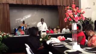 Opening prayer by Mr Donell Giles at Roxie Giles Retirement Celebration 2013