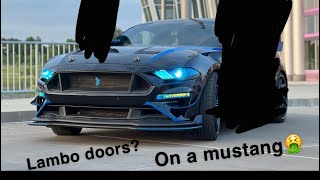 Installing Lambo door kit on Mustang GT( headache)
