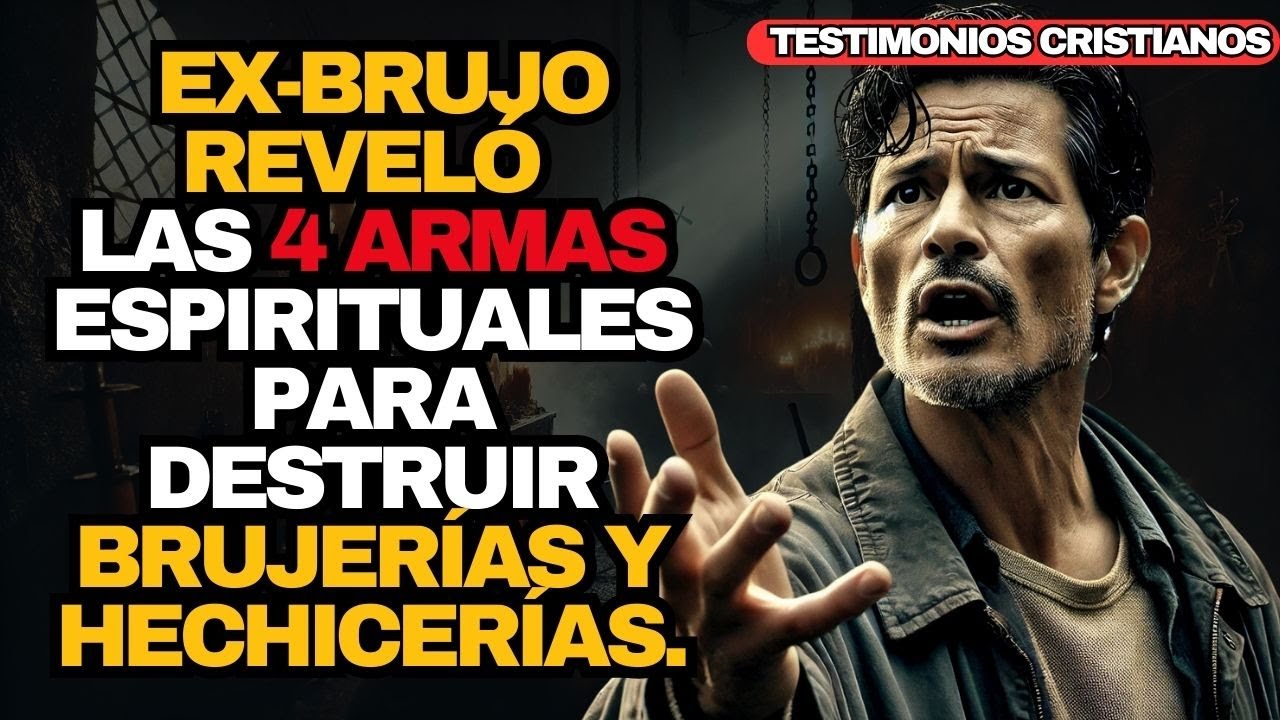 ✝️ EX-BRUJO EXPONE LA VERDAD: LAS 4 ARMAS ESPIRITUALES CONTRA LA BRUJERÍA Y LOS DEMONIOS!