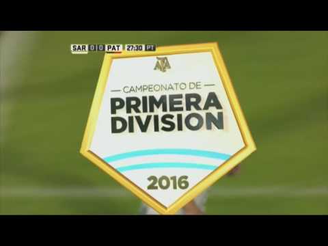Cosaro casi hace un golazo. Sarmiento 0 - Patronato 0. Fecha 14. Primera División 2016