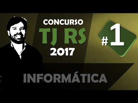 TJ RS Concurso 2017 Técnico e Analista Judiciário ao vivo #1