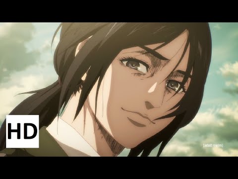 Pieck Smug Smile and Shows Eren as her True Enemy English Dub HD