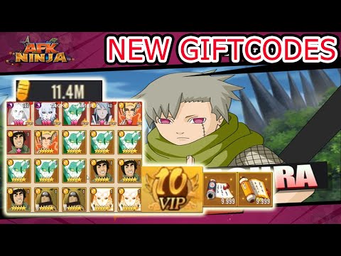 AFK Ninja New 3 Giftcodes - Naruto Free VIP10 & Free Ninja Android iOS