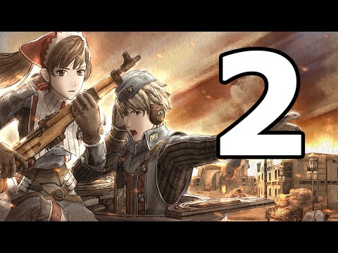 Valkyria Chronicles Walkthrough Part 2 - No Commentary Playthrough (PC)