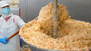 Shrimp Roll & Fish Cake Roll Mass Production Factory / 蝦捲, 古早味三絲卷 - Taiwan Food Factory