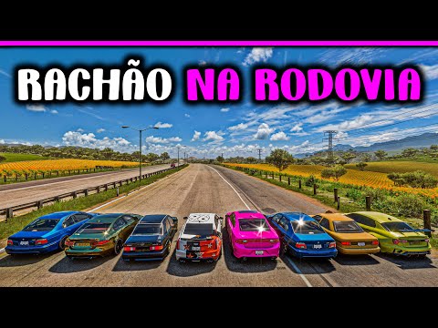 RACHÃO NA RODOVIA SÓ VALE CARRO DE TIOZÃO - FORZA HORIZON 5