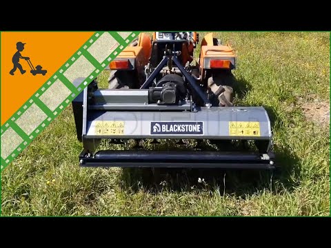 Funktionsvideo Mulcher mit fester Aufnahme für Traktor leichter Baureihe -Blackstone BL 120