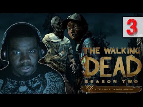 The Walking Dead Season 2 Episode 3 Walkthrough Part 3 - Zombie Guts - Gameplay Black Guy