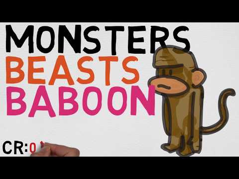 Beast #2: Baboon (DnD 5E Monsters)