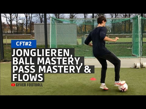 Jonglieren, Ball Mastery, Pass Mastery & Flows // GyverFootball // Corona Fußball Training 2 // CFT2
