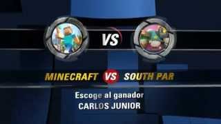 preview picture of video 'minecraft vs south park versus de rap'